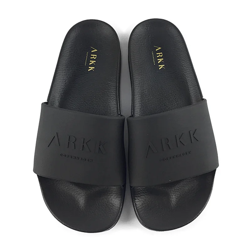 Greatshoe wholesale custom logo men's sandal low MOQ beach slide slipper custom sandals