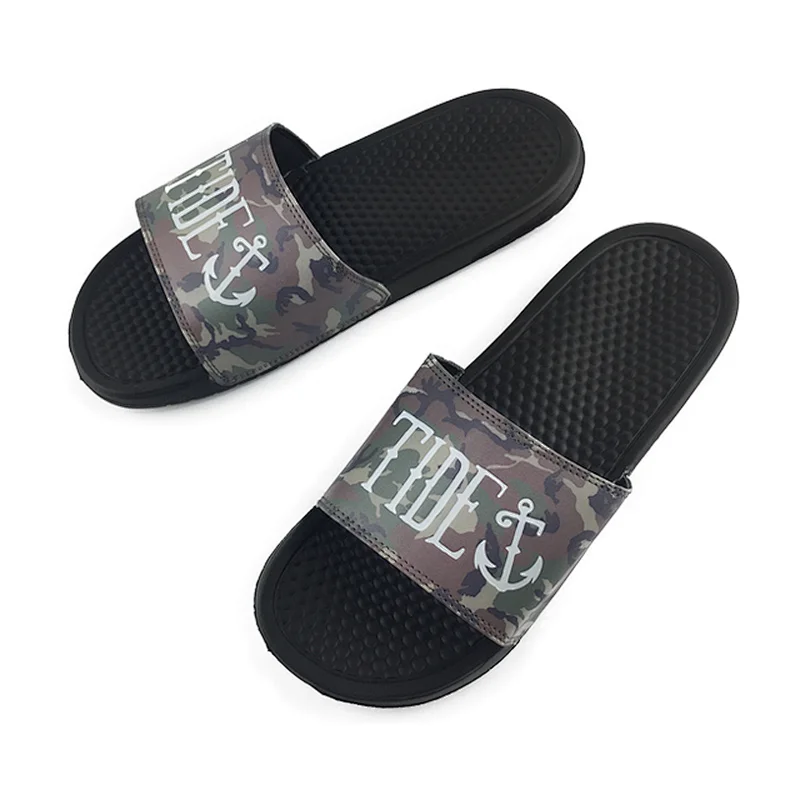Greatshoe fashion footwear men wholesale custom logo shoe summer outdoor slide beach EVA sandals