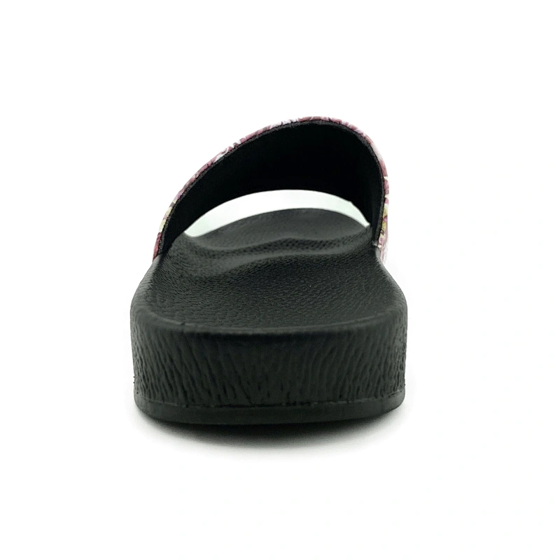 Greatshoe low MOQ custom logo unisex slide comfort footwear sandals
