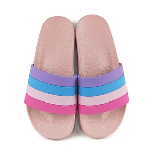 Greatshoe new design custom lady slipper leather sandal slide women beach slippers china factory
