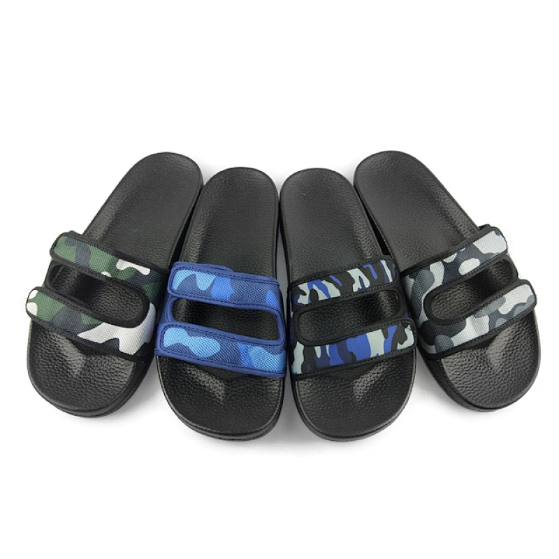 Greatshoe wholesale high quality PVC plain beach slipper slide sandal for men