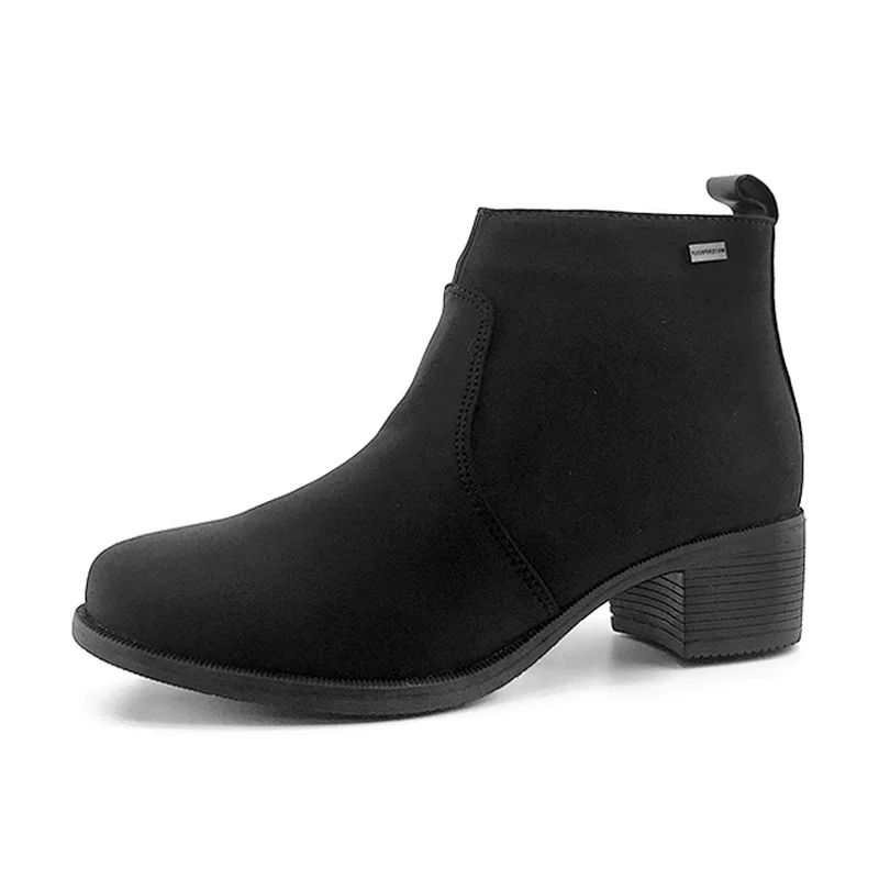 Greatshoe  fashion leather design wholesale ladies shoes high heels ankle boots woman
