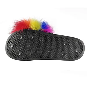 Greatshoe 2020 hot sale cheap shipping faux fur for ladies custom logo plush slippers women