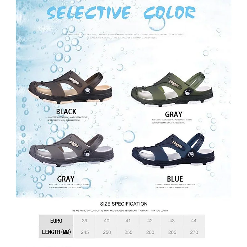 Greatshoe 2020 men's summer sandals breathable sport beach sandal men TPU sandals