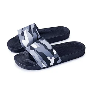 Greatshoe factory price hotel camouflage house slippers men slides sandals