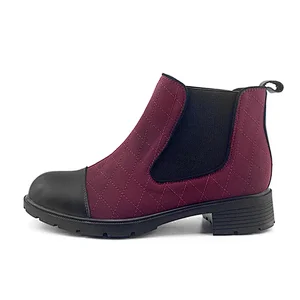 Greatshoe winter waterproof leather ladies shoes short booties women ankle heel ankle boots