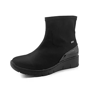 Greatshoe cheap high heels for women winter short ankle boots shoes, waterproof winter shoes for women black boots