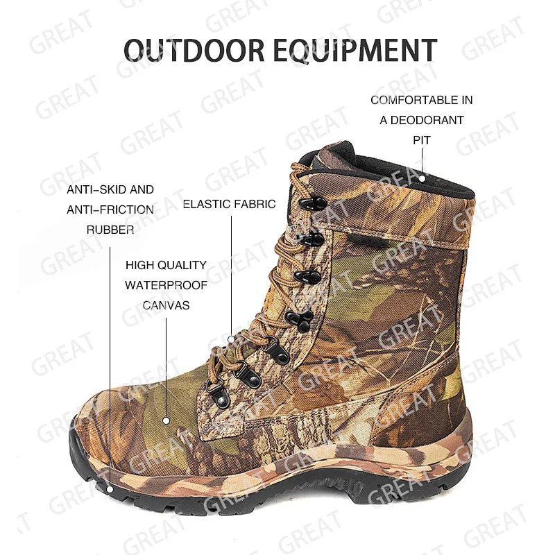 Greatshoe latest design climbing safety boots fashion trend outdoor man shoes hiking boots