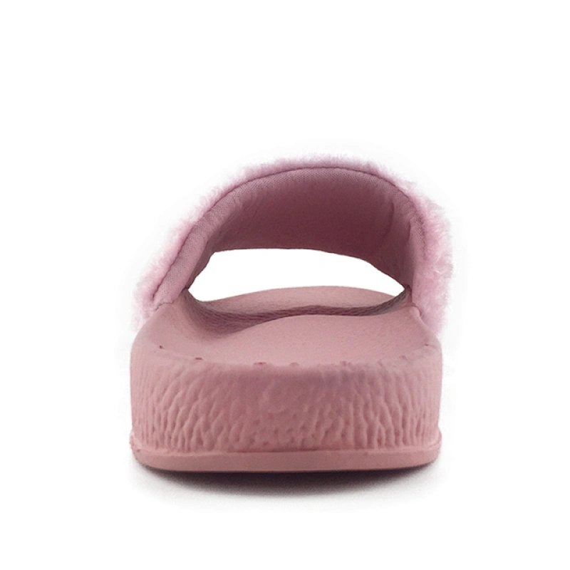 Greatshoe antiskid plush fur fancy slides for women, fur design fashion winter fox fur slippers