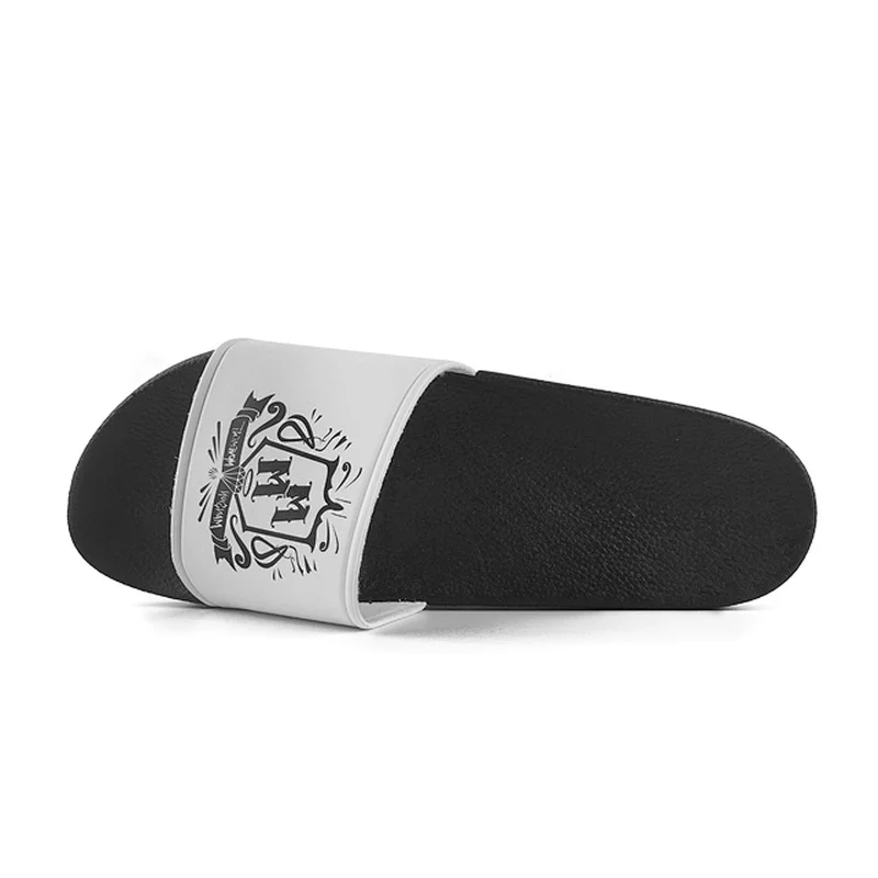 Greatshoe 2020  little wholesale custom logo slippers men PVC slide sandal