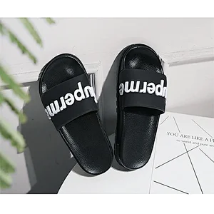 Greatshoe new designer OEM slippers for men slides sandals custom logo unisex men slides footwear sandals slipper shoes