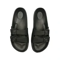 Great shoes double stapes slides slipper for men custom logo slides sandals for women EVA beach slides