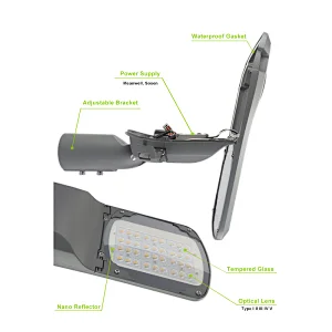 NEW European design IP65 LED street light housing 40W-150w led street lighting