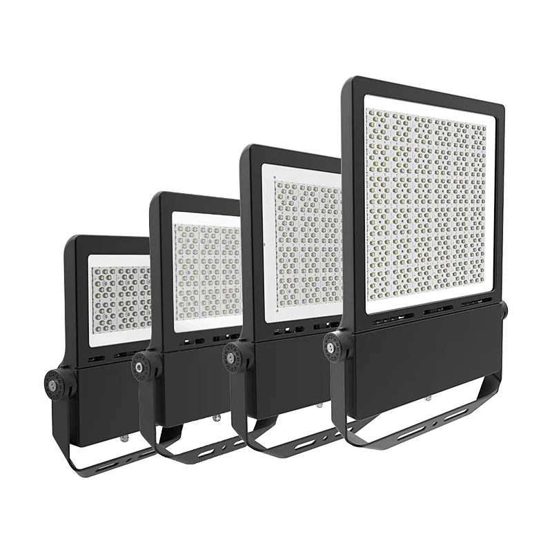 Hot selling Outdoor IP65 LED Flood light 300W Accurate adjustable mounting breaket multiple lens options