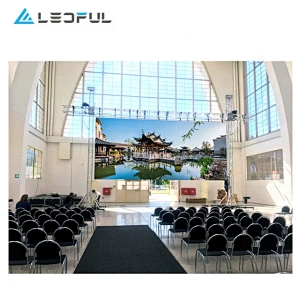Customized Light Weight Outdoor Rental P4.8 die casting p4 outdoor ultra light rental stage elegant backdrop led display