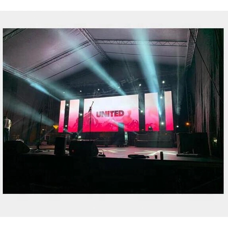 p4.8 indoor event curved installation flexible LED screen