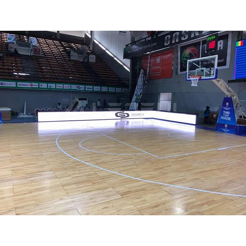 High refresh rental 960*960mm stadium perimeter basketball indoor P10 LED display screen