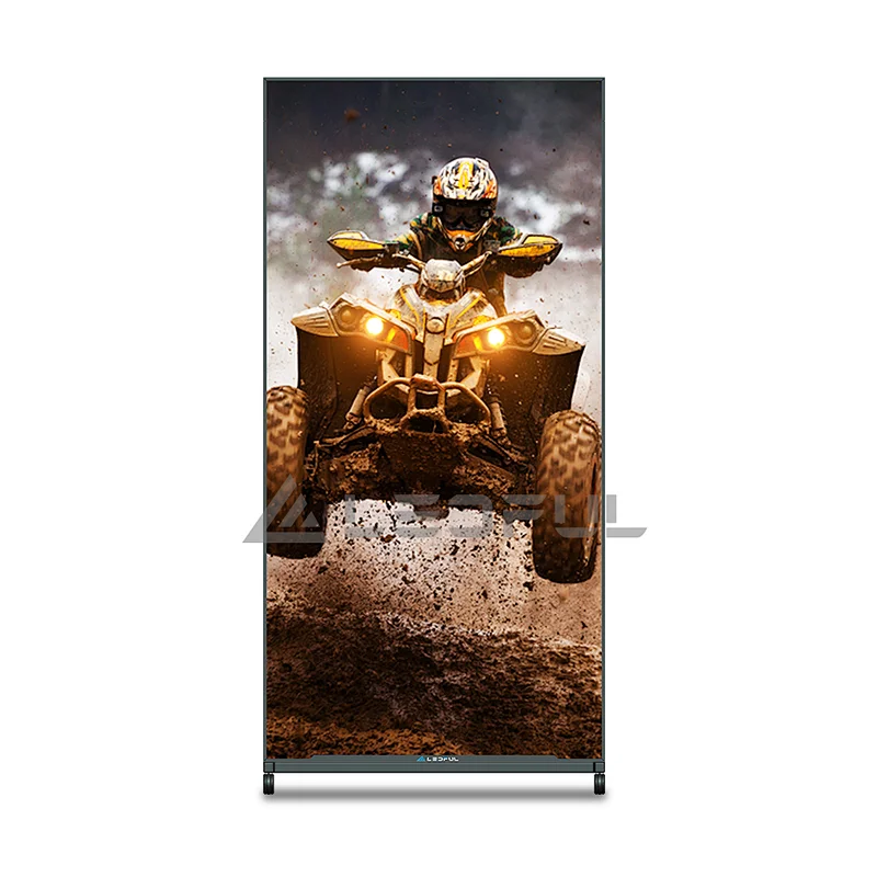 High Resolution Portable Indoor P2.5 Poster LED Display For Shopping Store