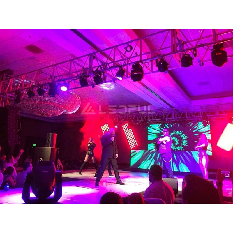 LEDFUL low price P3.9 P4.8 P5.9mm 500*500 easy installation  outdoor stage rental LED video panel