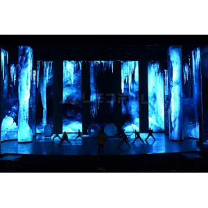 Light Weight Flexible SMD Rental 500*500mm P2.6 Indoor LED Wall display 3d rental led wall panels for advertising