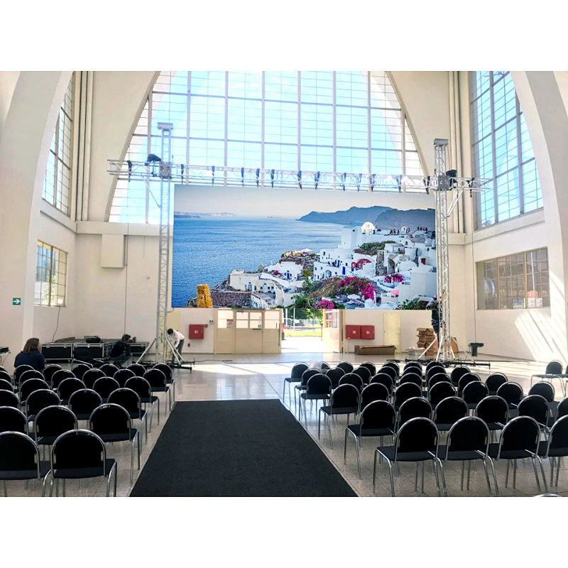 LEDFUL 2020 New 500x500 cabinet full color P2.97 P3.91 P4.81 Rental SMD flexible led display panels screen indoor outdoor Price