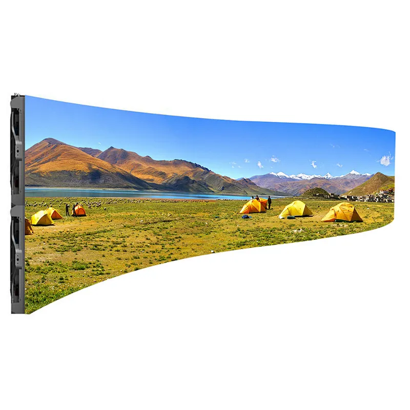 p4.8 indoor event curved installation flexible LED screen