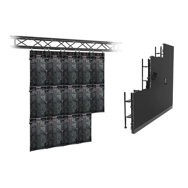p4.8 indoor event curved installation flexible LED screen