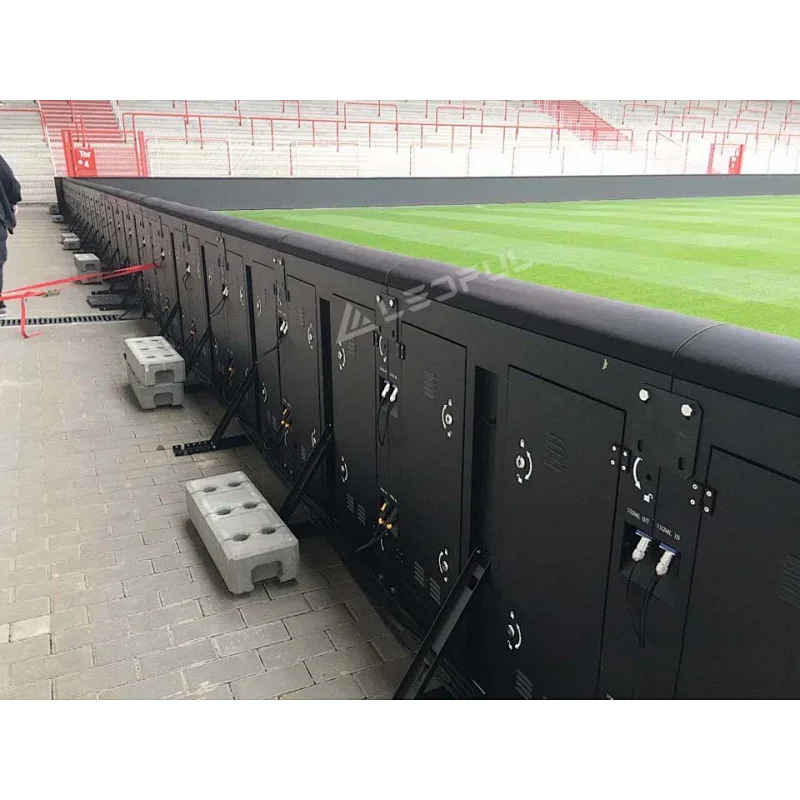 Basketball football outdoor and indoor P8 sports stadium perimeter LED screens