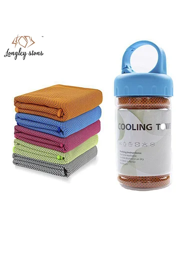 Custom Design Cooling Microfiber Gym Sport Towel,Best Selling Quick Dry Cheap Custom Workout Camping Absorbent Lightweight Outdoor Instant Cooling Relief Gym Sport Towel Soft Breathable