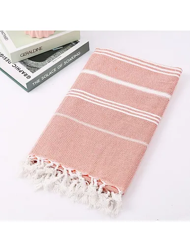 Wholesale Large size Quick Easy Dry Sand Free Pool SPA Soft and Comfortable strip towel sport towel 100% cotton Turkish beach towel