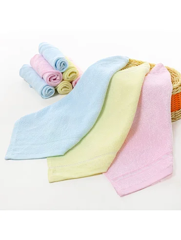 Eco friendly soft bamboo baby towel cute towels cotton wash cloth