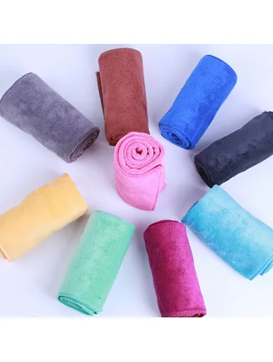 Microfiber customized multi microfiber hair drying towel