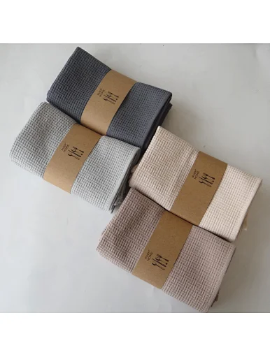 Hot sale Soft Washcloths Cleaning Durable Washable high quality professional grade waffle kitchen towel cotton Tea towel