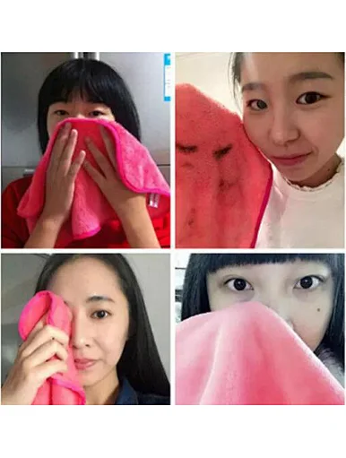 Luxury 100% remove makeup face eyes Microfiber towel
