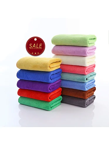 Wholesale best quality microfiber Navy Blue Mini Child Hand Towels