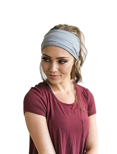 Running fitness headband stretch polyester turban solid color headband yoga sweat band, Running fitness stretch polyester turban solid color headband yoga sweat band Band Moisture Wicking Hairband for Exercise