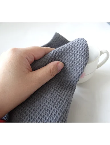 Hot sale Soft Washcloths Cleaning Durable Washable high quality professional grade waffle kitchen towel cotton Tea towel