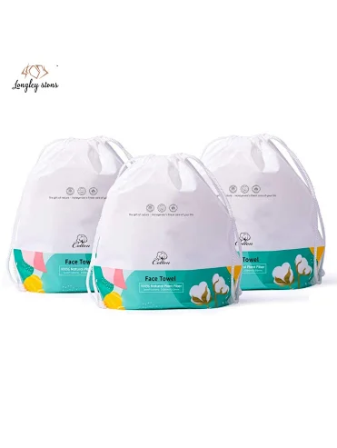 Extra Thick Disposable Facial Tissues for Sensitive Skin and used as Cleansing Towelettes Makeup Remover Cotton Face Towels