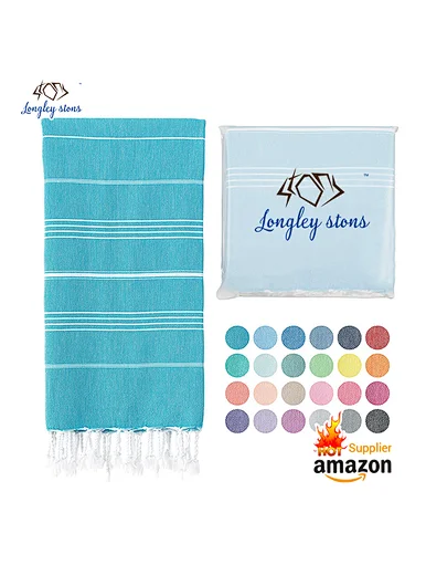 Wholesale good quality beach towel blanket with tassels