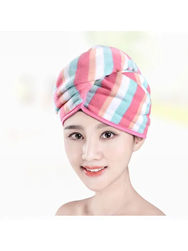 Super Absorbent and Ultra Soft Hair Towel Wrap Microfiber Quick Drying Hair Towels Bath Dryer hat Bath Hair Drying Towel