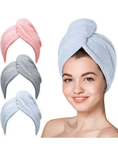 Ultra Absorbent Drying Turban microfiber hair drying wrap