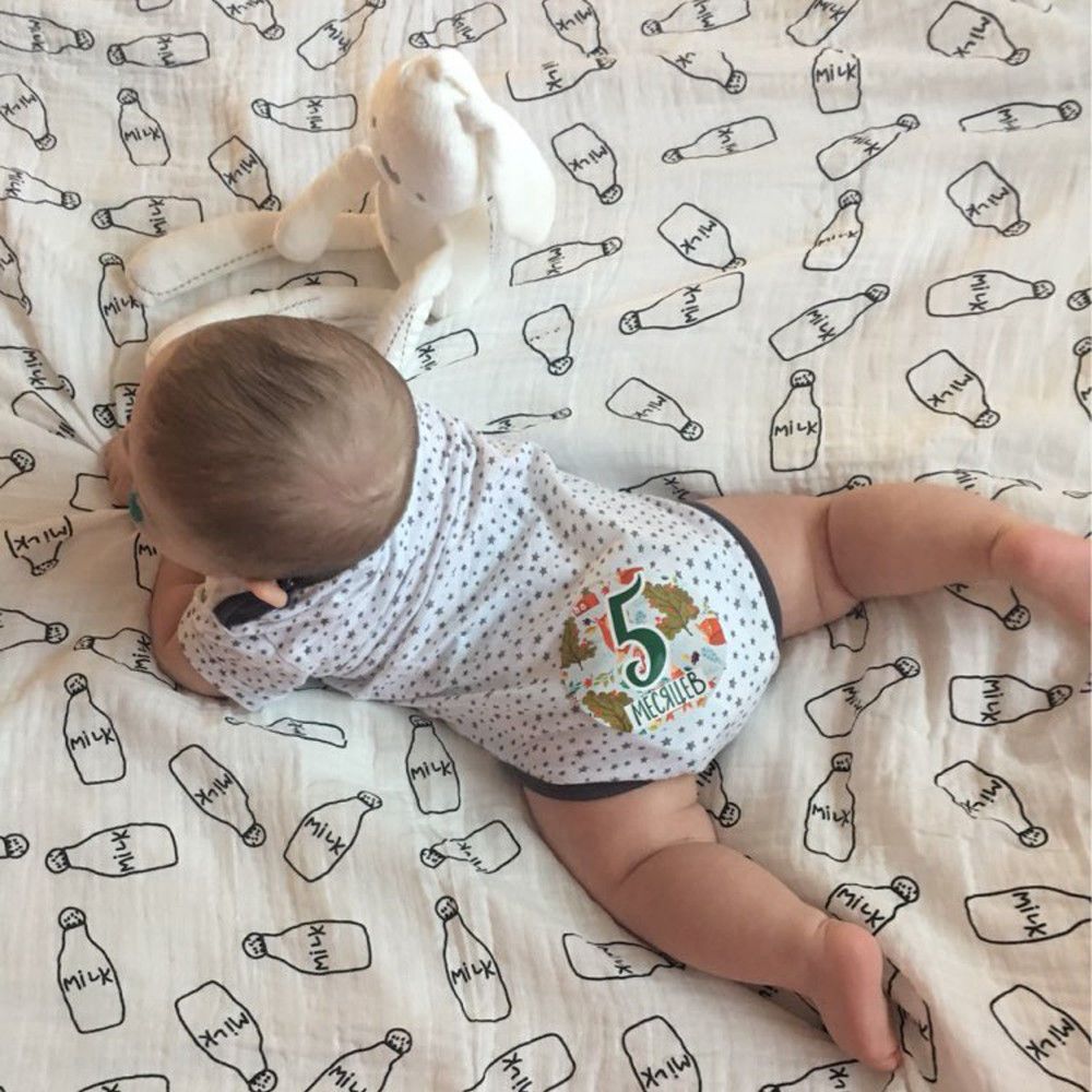 Baby bath towel For Newborn Blankets baby muslin gauze