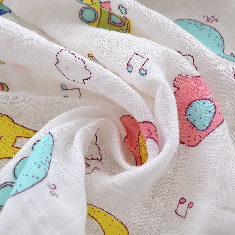 Organic bamboo muslin blanket baby muslin swaddle for baby