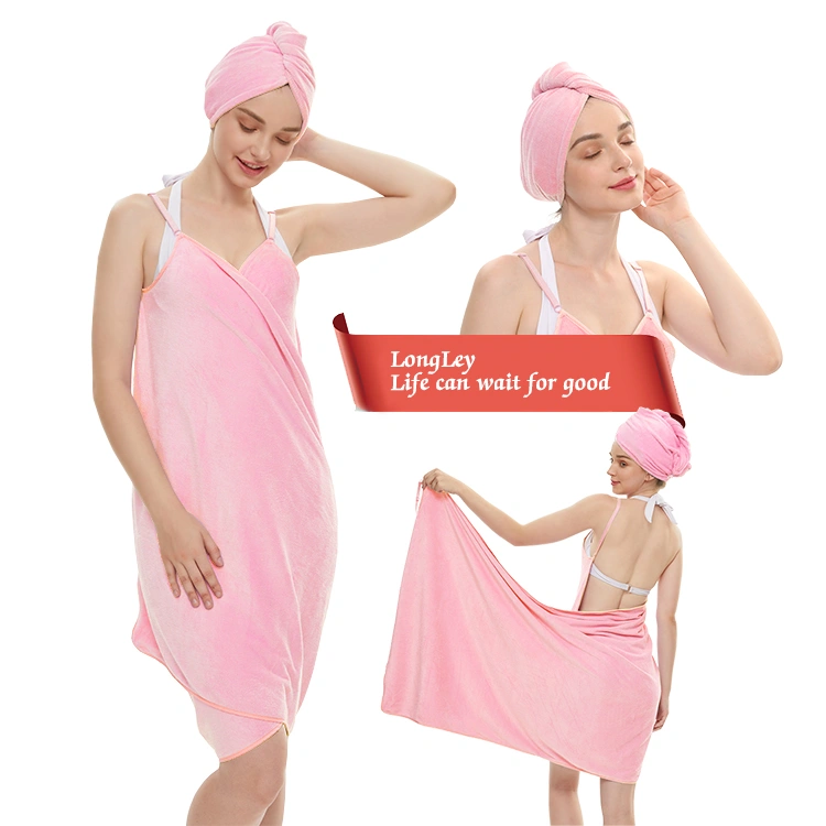 Quick drying hair towel microfiber turban super absorbent