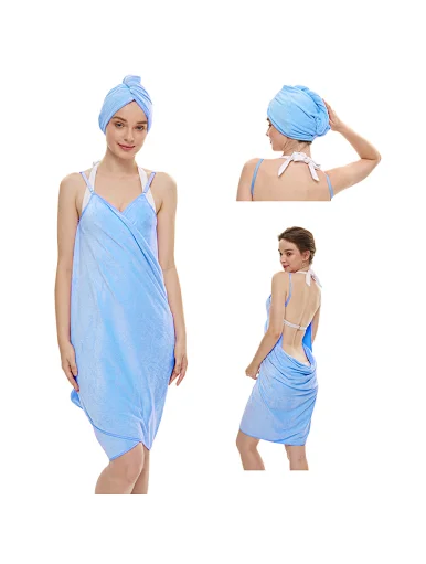 Amazon hot selling ladies bath towel  microfiber turban super absorbent