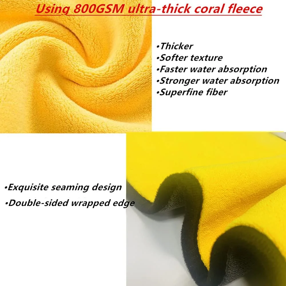 Microfiber super absorbent cleaning cloth