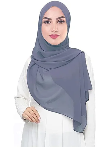 High quality Arab Dubai Muslim hijab plain head scarves wholesale women stoles cotton shawl muslin hijab
