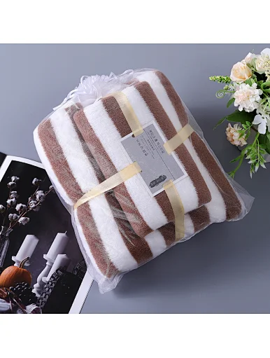 China supplier promotional super soft skin friendly coral fleece thickened adult microfiber bath linens towel, Better water absorption capacity, a set of solutions for washing face and bathin