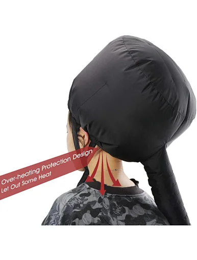 High quality drawstring hair drying cap oil drying cap heating cap without electric, Reduces heat around your ears and neck, to prevent heat and irritation issues. With all this,soft,ad justable fit,save time and effort