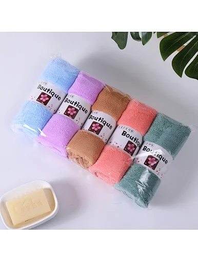 China supplier promotional super soft skin friendly coral fleece thickened adult microfiber bath linens towel, Better water absorption capacity, a set of solutions for washing face and bathin